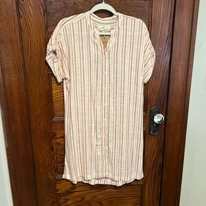NWT Thread+Supply medium linen button up dress